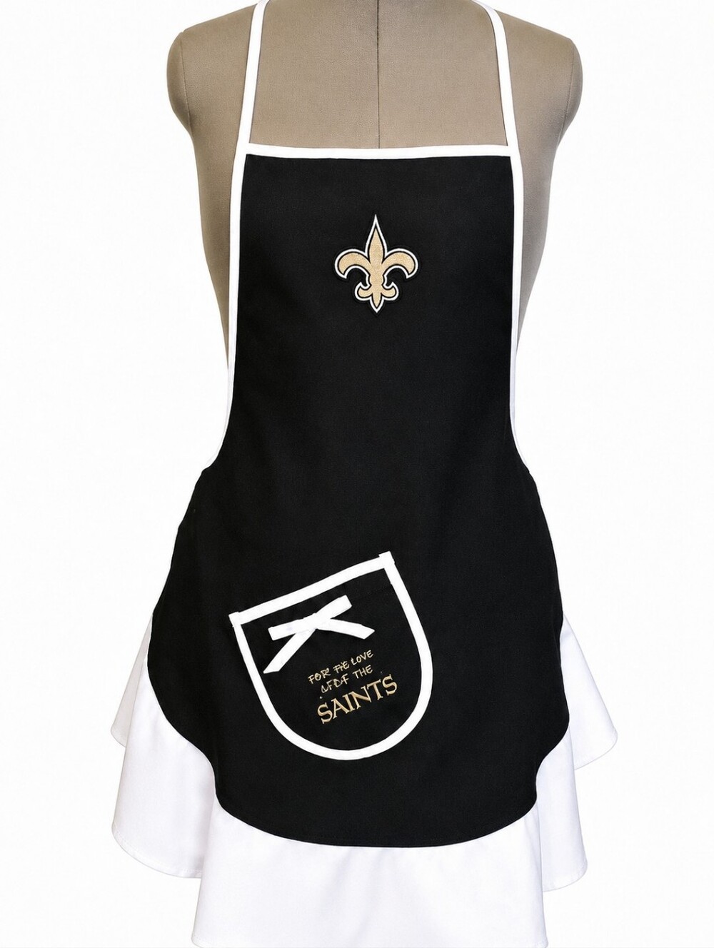 New Orleans Saints Black & Gold NFL Hostess Apron